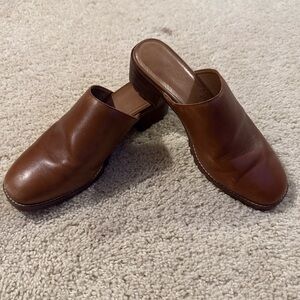 Madewell Madewell English Saddle Harper Heel Mules